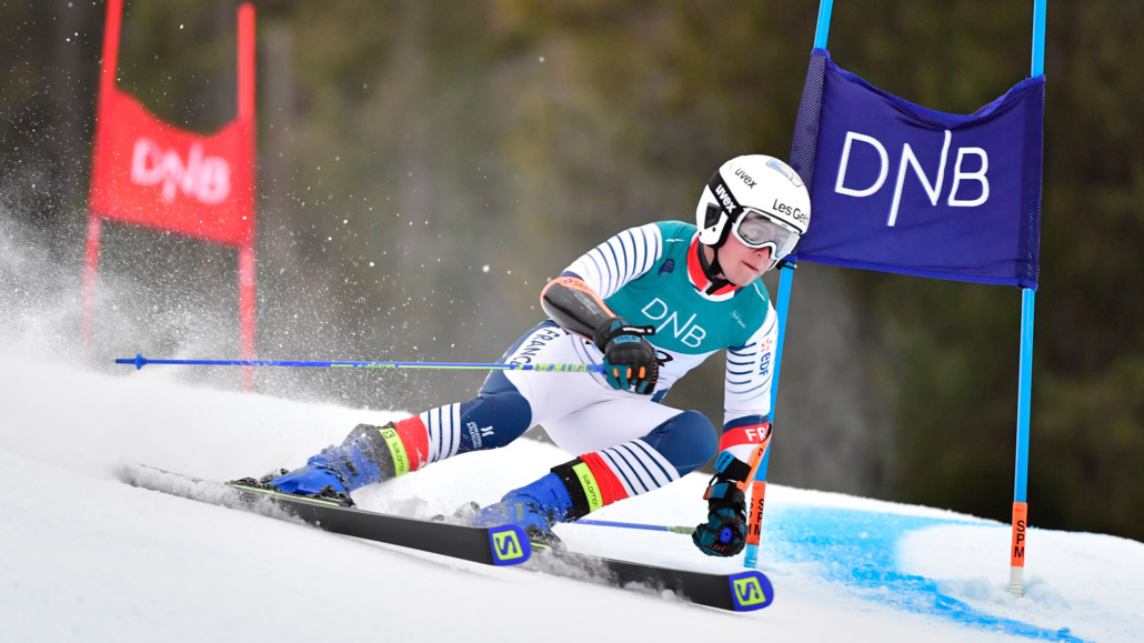 Jules lors du slalom géant des Championnats du Monde