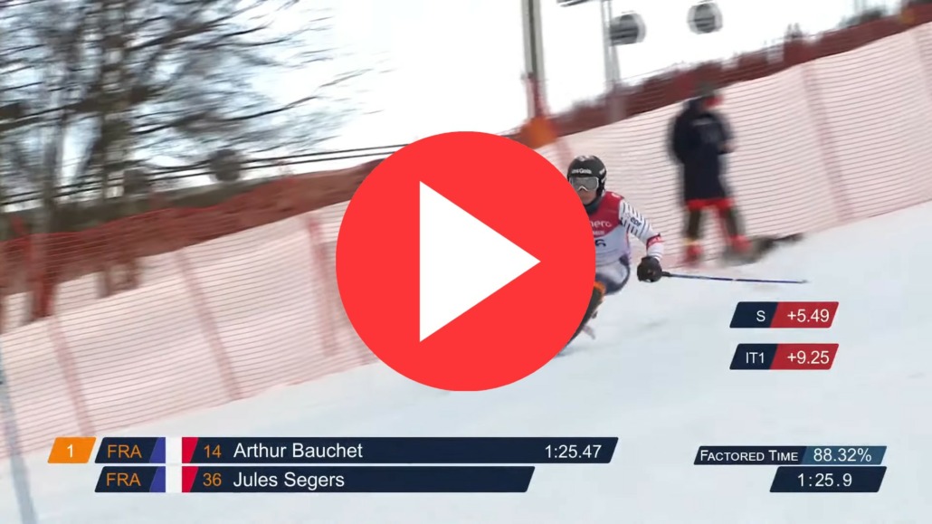 Replay de la deuxième manche du slalom spécial des Championnats du Monde